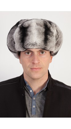 Rex-chinchilla fur hat - Russian style